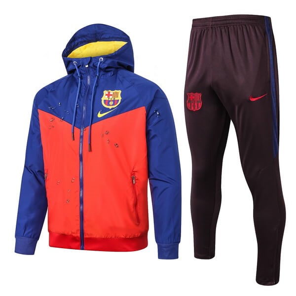 Rompevientos Barcelona Conjunto Completo 2019-2020 Naranja Azul